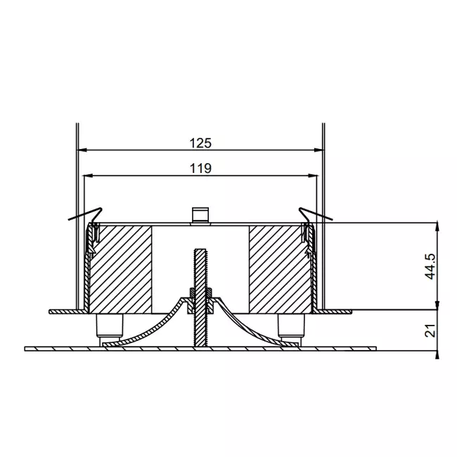 Duco Vent Design cuadrado XL AK extracción y suministro