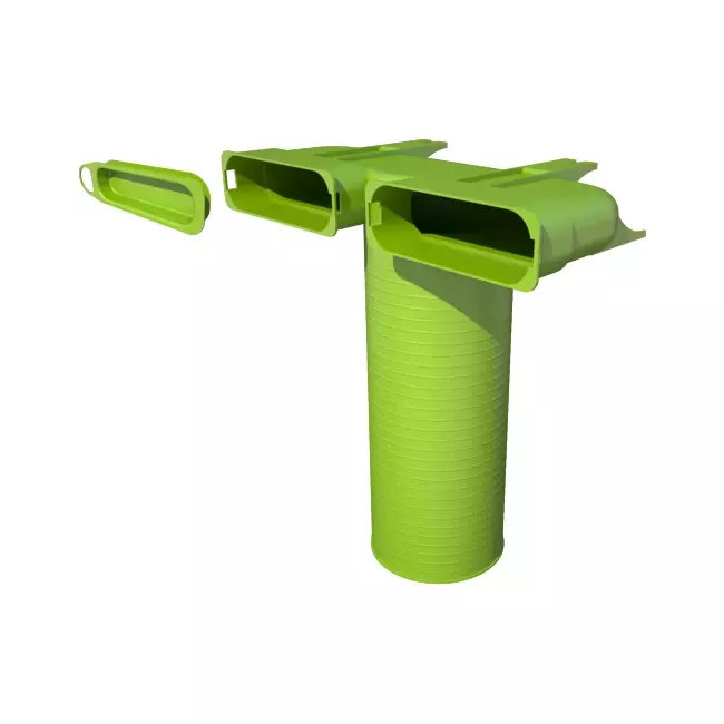 Adaptador de válvula Ubbink Air Excellent 45SC 125 2x90
