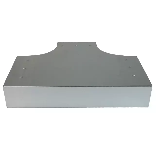 Pieza en T 90 grados 300x80 mm - 170x80 mm para canalización