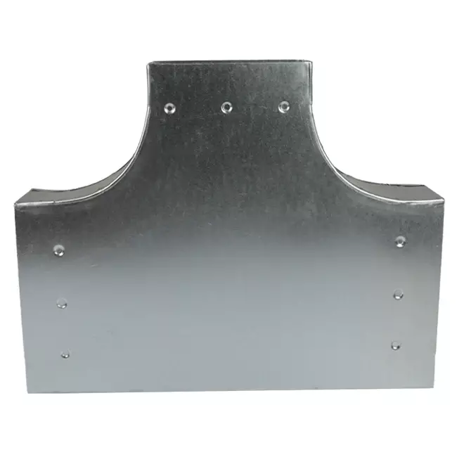 Pieza en T 90 grados 300x80 mm - 170x80 mm para canalización