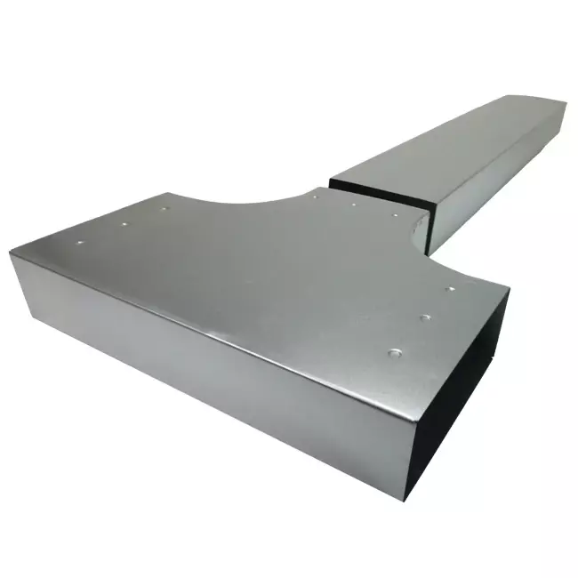 Pieza en T 90 grados 300x80 mm - 170x80 mm para canalización