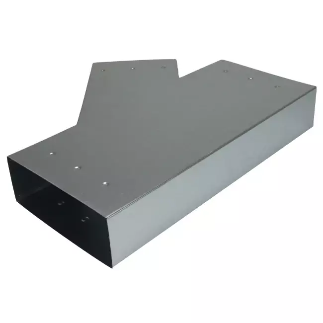 Pieza en T 45 grados 220x80 mm - 170x80 mm para canalización