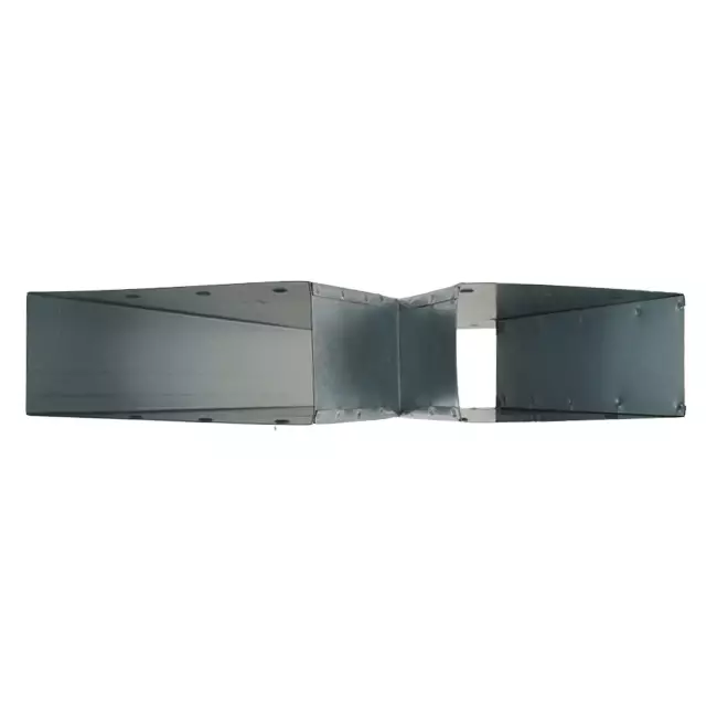 Pieza en T 45 grados 220x80 mm - 170x80 mm para canalización