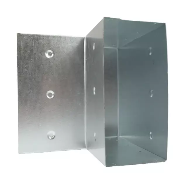 Curva 90 grados 170x80 mm vertical para canal de vertido