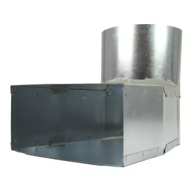 Tubo ángulo 170x80 mm a diámetro 160 mm mm para canalización