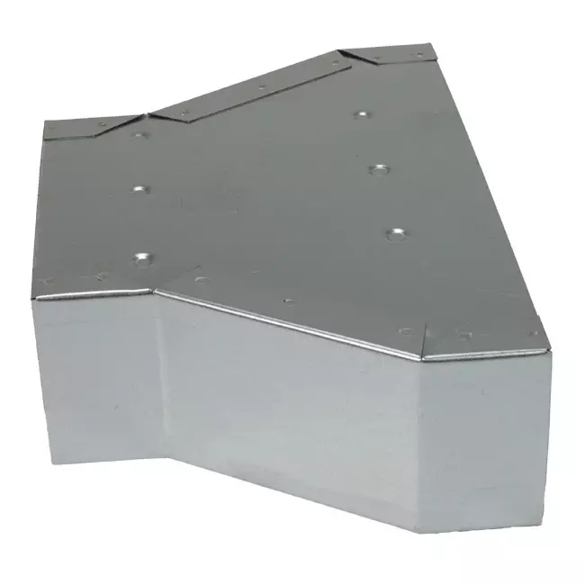 Adaptador de 300x80 mm a 170x80 mm para conductos