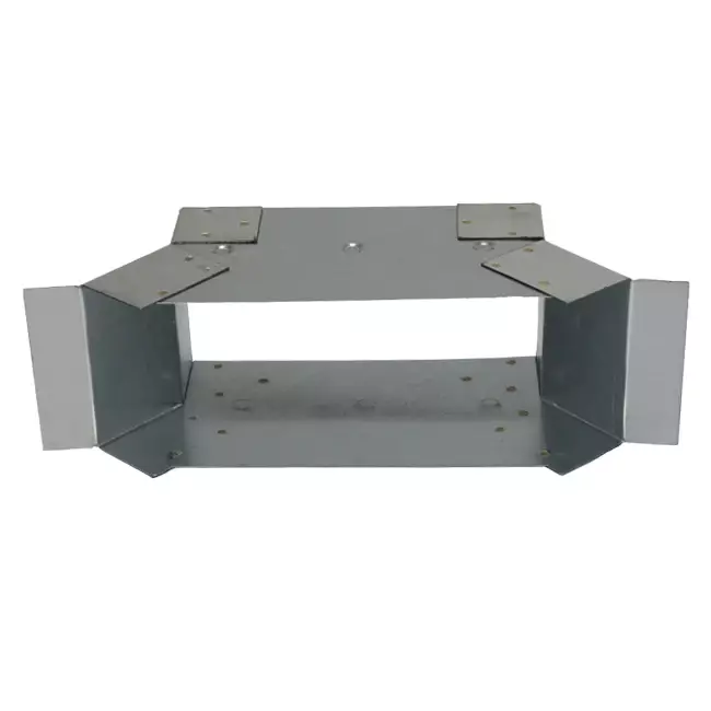 Conexión lateral 170x80 mm para conducto de humos