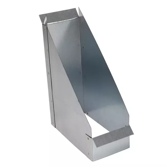 Conexión lateral 170x80 mm 45 grados para conductos