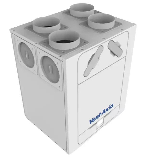 Vent-Axia WTW unidad de pared Econiq 450R derecha