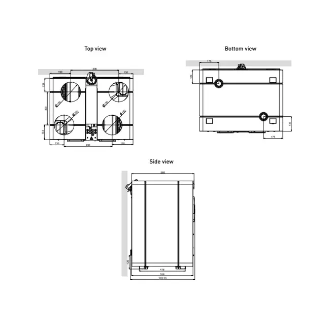 Unidad de VMC DucoBox Energy Comfort D400