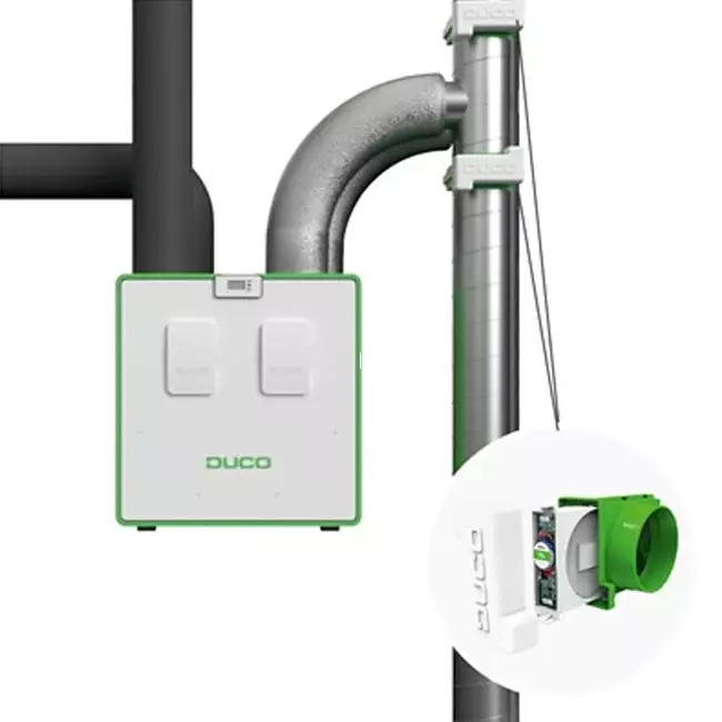 Válvula multizona Duco DucoBox Energy D160