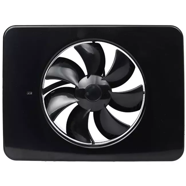 Extractor de baño Vent-Axia Lo-Carbon iQ de diseño plano NEGRO Ø 100 - 125 mm
