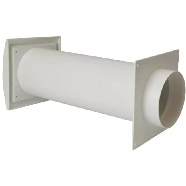 Pasamuros de ventilación SPK4 Ø125mm con lamas móviles