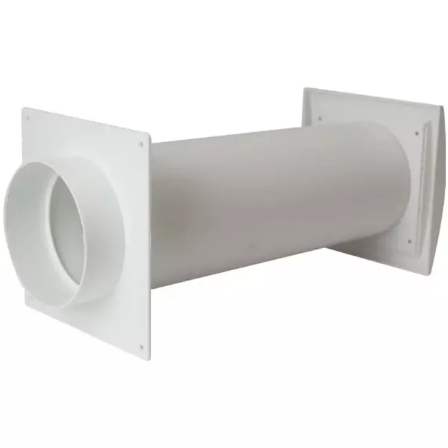 Pasamuros de ventilación SPK4 Ø125mm con lamas móviles