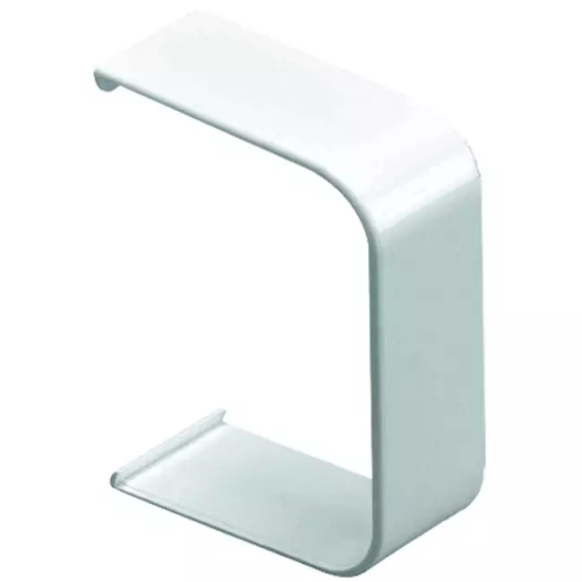 Conducto de climatización Climaplus Conector de conexión 125x75mm RAL 9010 BLANCO