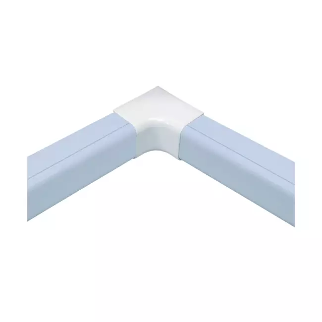 Conducto de climatización Climaplus Codo interior acodado 125 x 75mm RAL 9010 BLANCO