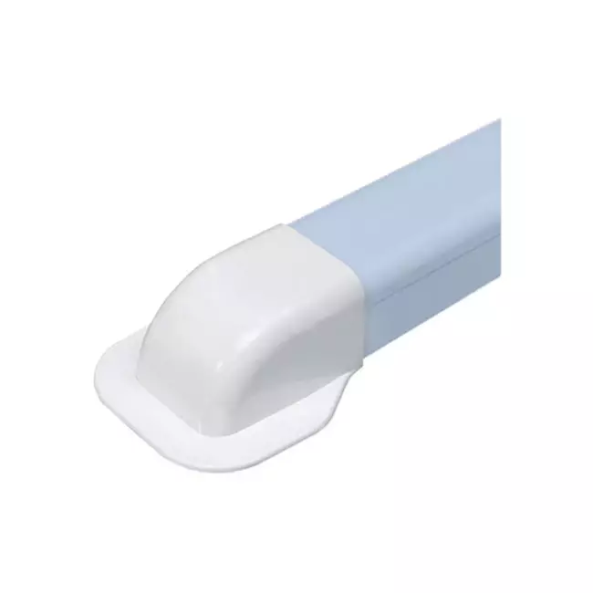 Conducto de climatización Climaplus Tapón de pared 125x75mm RAL 9010 BLANCO