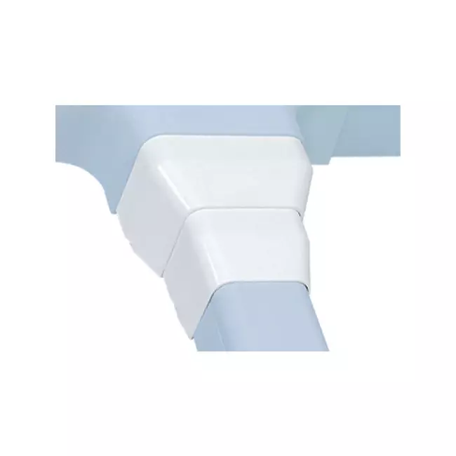 Conducto de climatización Climaplus Reducción de 125x75 a 90x65mm RAL9010 BLANCO