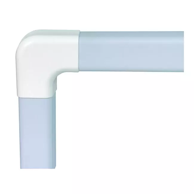 Climaplus conducto aire acondicionado Plano 90x65mm RAL 9010 BLANCO