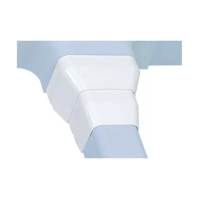 Climaplus conducto de aire acondicionado Enrutamiento 90x65 - 70x55mm RAL 9010 BLANCO