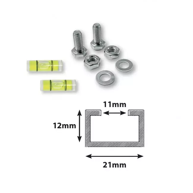 Barra de montaje de la unidad exterior SUMO de caucho antivibraciones 450 mm