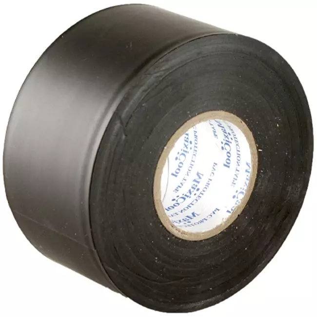 Cinta autoadhesiva, negro mate, ancho 48 mm, rollo 22 m