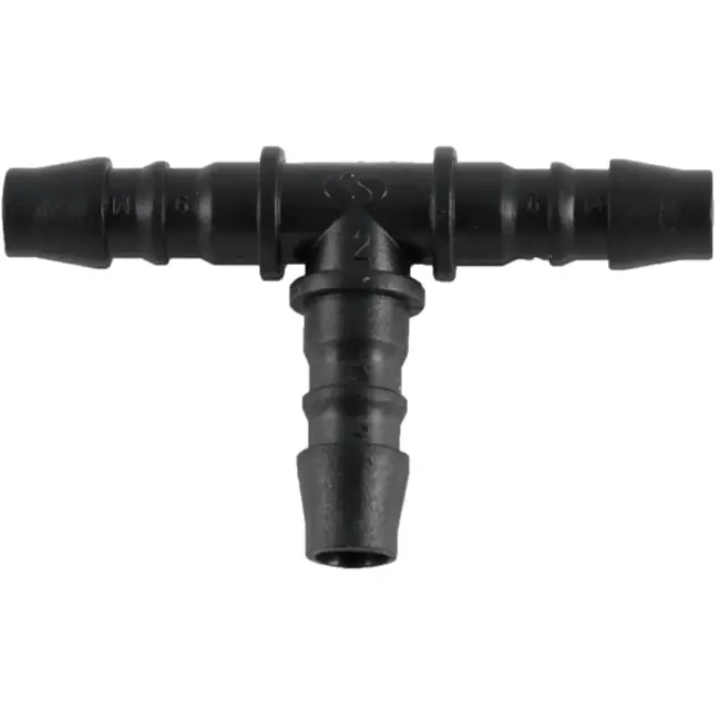 Conector en T Sauermann para manguera de Ø6 mm (juego de 5 piezas)