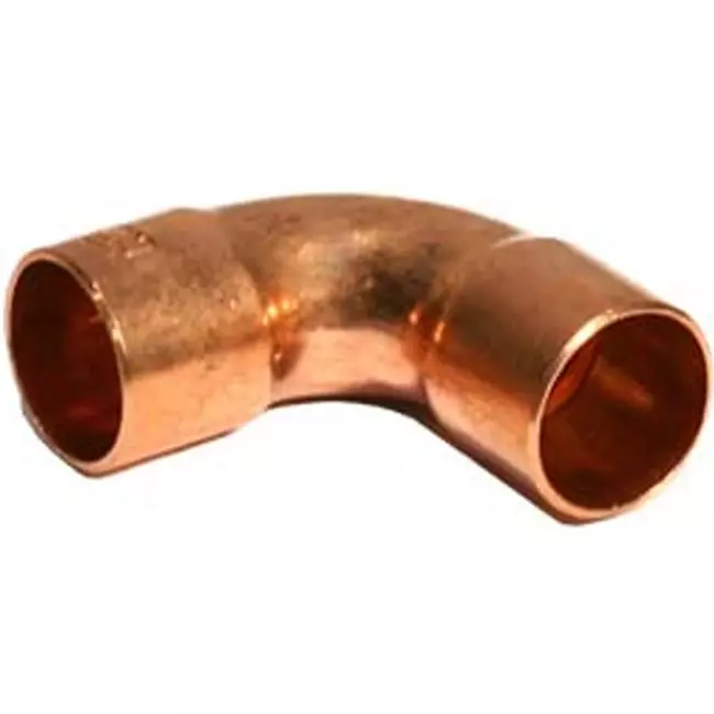 Codo de soldadura 90 ° versión corta 3/8