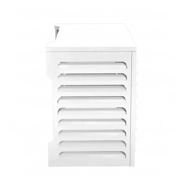 Carcasa para aire acondicionado y bomba de calor ClimaConnect, tamaño mediano, RAL 9010 Blanco