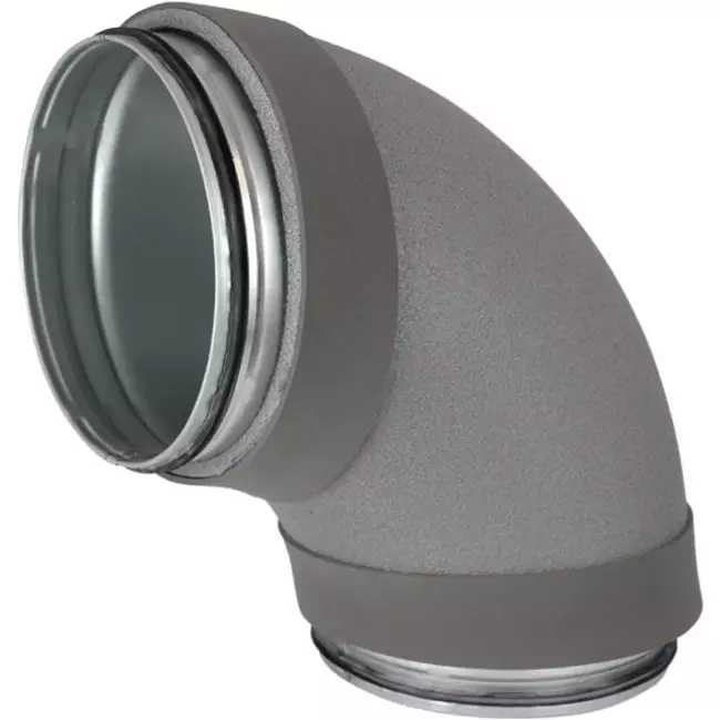 Codo aislado Thermoduct 90 grados con diámetro de 315 mm