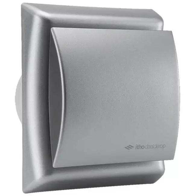 Extractor de baño Itho Daalderop Ø 100 mm- plateado mate con temporizador BTVZ-N211 T