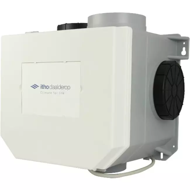 Itho Daalderop CVE-S ECO Optima Paquete de alto rendimiento HE 415 m³/h + sensor de humedad + control de CO2 + 4 válvulas - enchufe euro