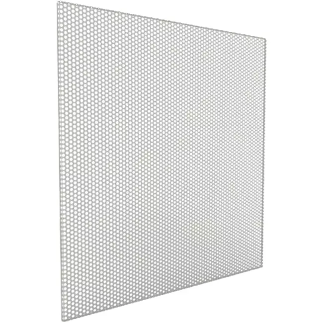 Panel perforado de difusor de techo 594x594 para uso en techos modulares