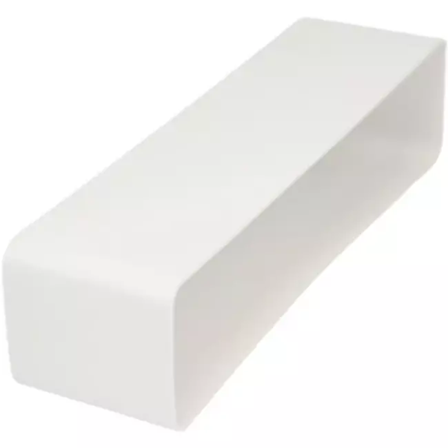Acoplamiento hembra de plástico cuadrado 220x55 mm - KSF25