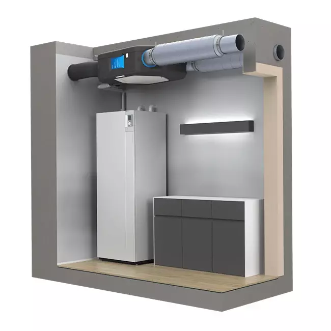Unidad de techo con recuperación de calor  Orcon HRC-360-OptiAir
