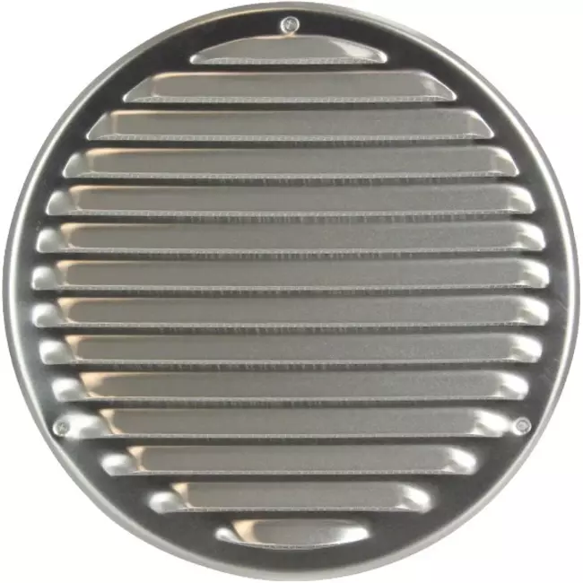 Rejilla metálica de ventilación redonda Ø 200 mm acero inox. - MR200i