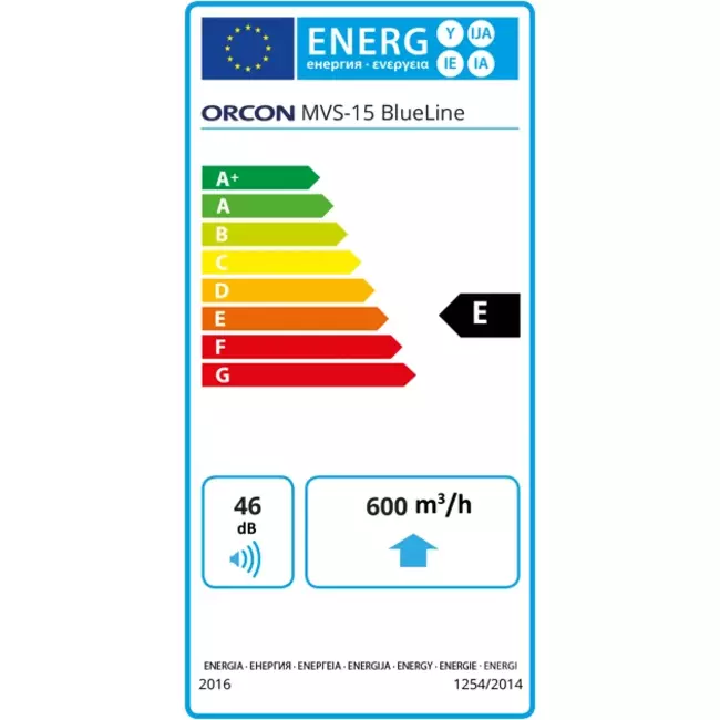 Orcon MVS 15R 550 m³/h - tapón de seguridad