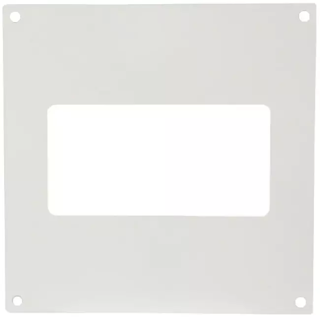 Brida mural rectangular de plástico 110x55 mm - KF