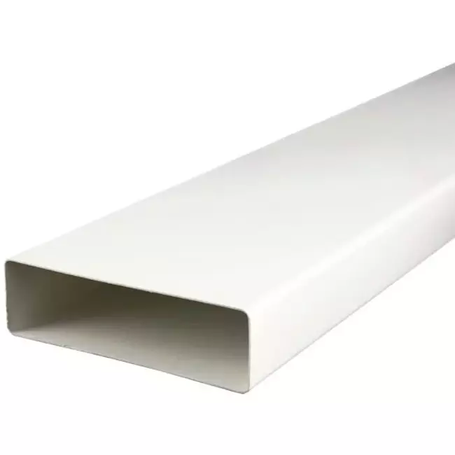 Conducto de ventilación rectangular de plástico 220x90mm L=1 metro - K29-1