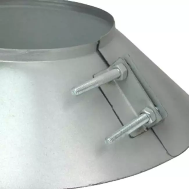 Collarín antilluvia Ø 200 mm - Collarín antilluvia para tubos helicoidales