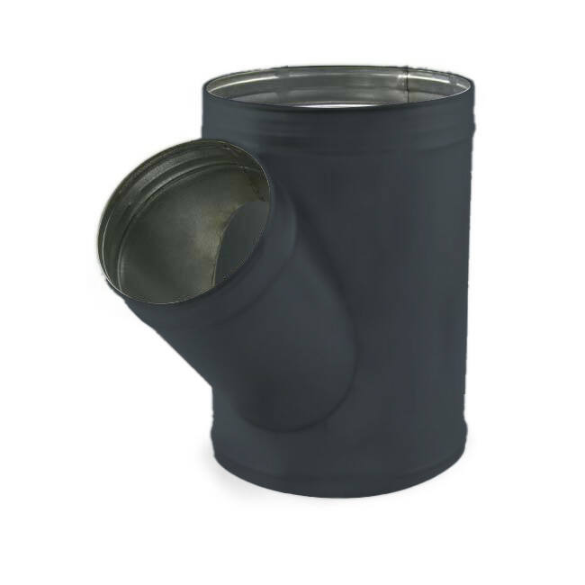 Spiro t-piece 100 mm diámetro 100 mm (45 grados) (sendz. galvanizado) RAL7016