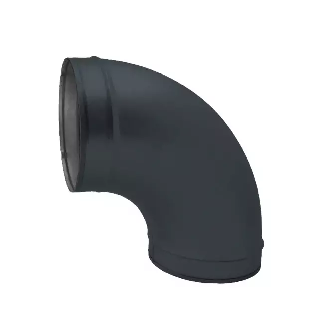 Codo helicoidal redondo 90º Ø 125 mm para tubos helicoidales - a medida RAL7016
