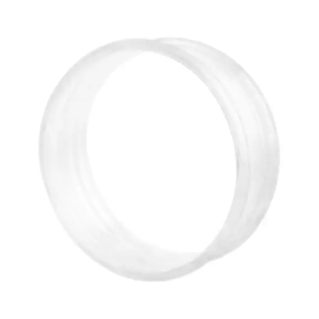 Pieza de conexión Spiro para tubo 200 mm (sendz. zincado) RAL9010