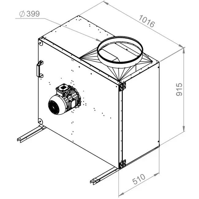 Extractor de caja gases de combustión F400 - MPS 500 D4 F4 30