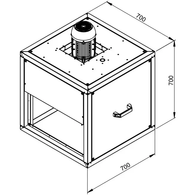 Extractor de caja gases de combustión con flujo lineal - MPC 450 D4 F4 TI30