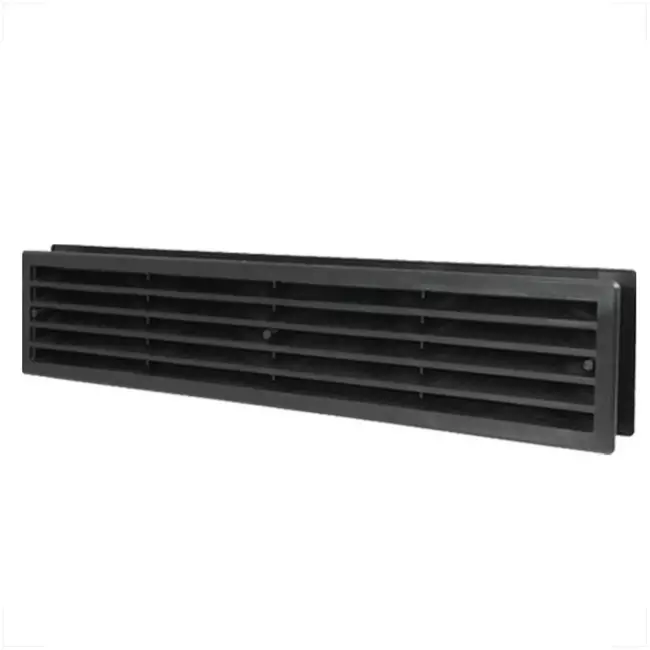 Rejilla para puertas 450x92 mm negro - VR459M