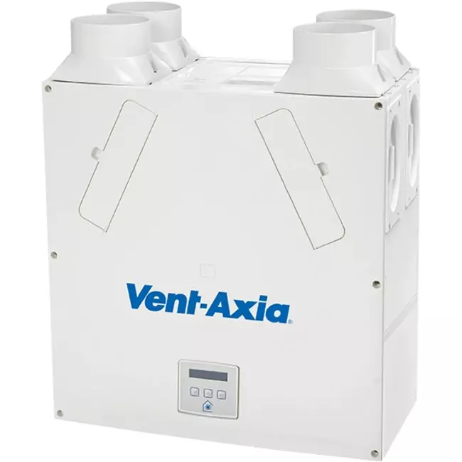 Vent-Axia ventilación mecánica con recuperación de calor Lo-Carbon Sentinel Kinetic FR derecha 280 m³/h