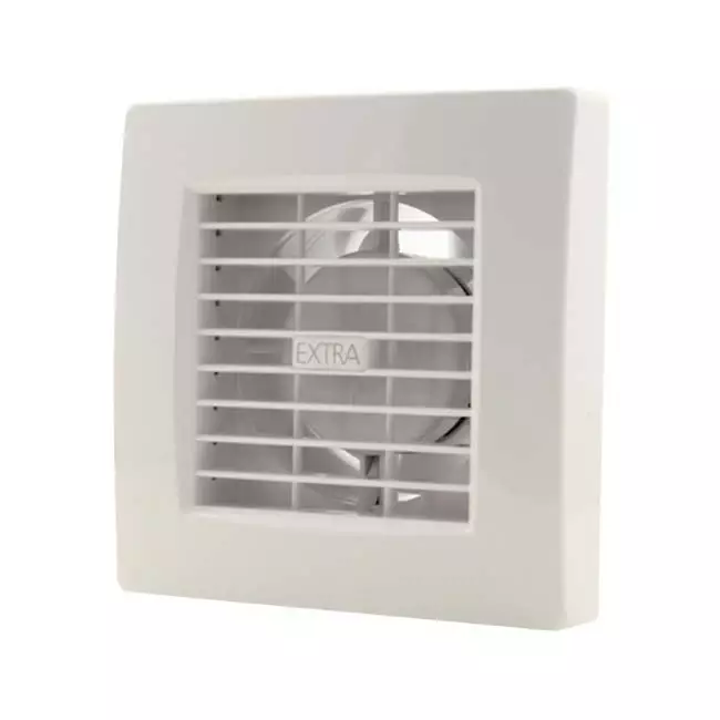 Extractor de baño Ø 100 mm blanco - lujo X100