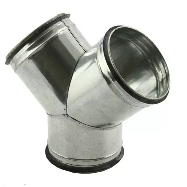 Pieza en Y 45º Ø 80 mm - Ø 80 mm para tubos helicoidales