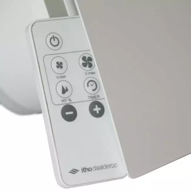 Extractor de baño Ø100 mm - Temporizador, sensor de humedad y mando a distancia BTV-ssst Supreme